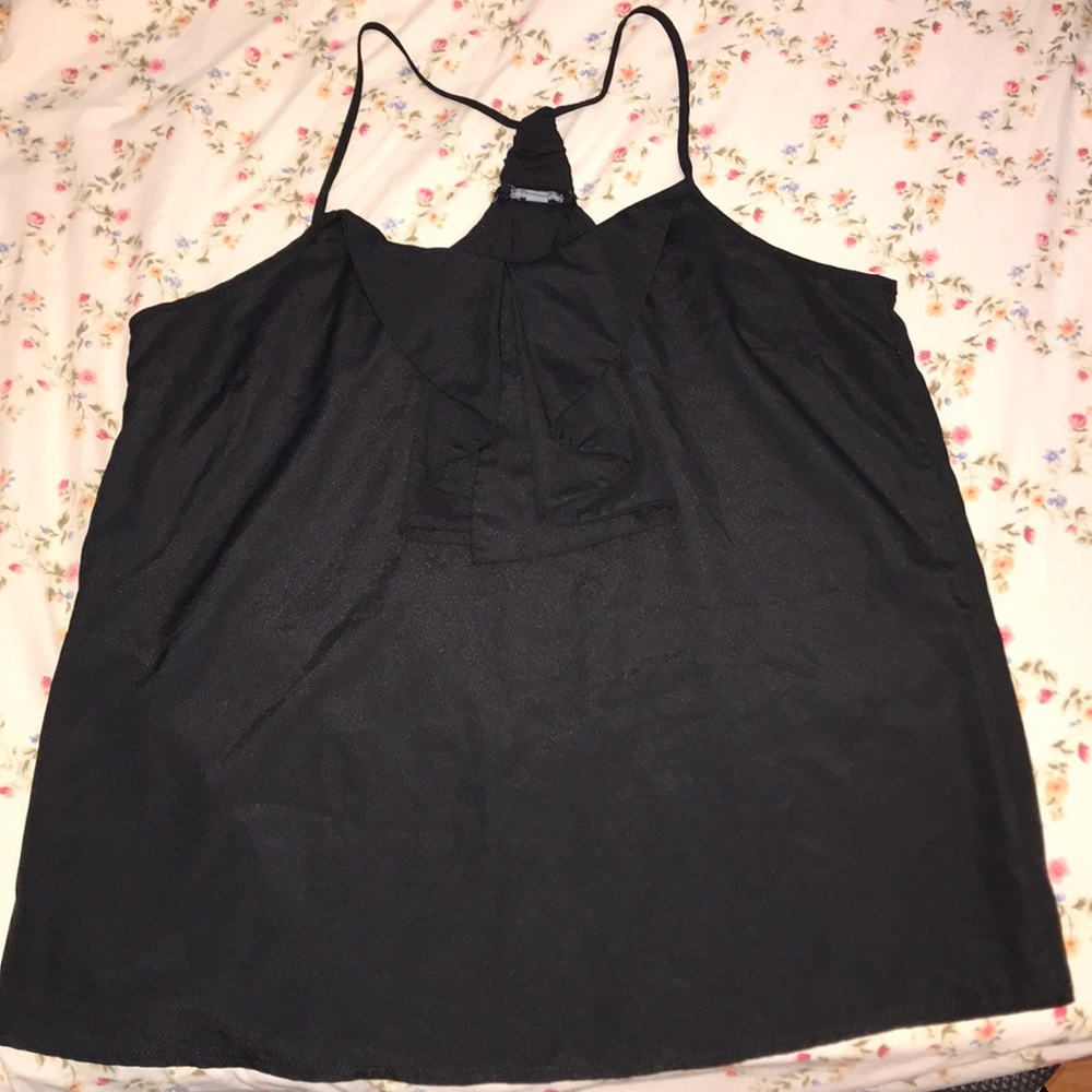 Black racerback tank